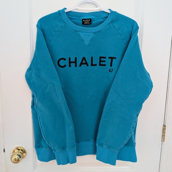 Birdz Tops - Birdz Women’s Blue Chalet Sweatshirt #90